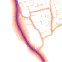 Daytime road noise heatmap for NG34 8HF