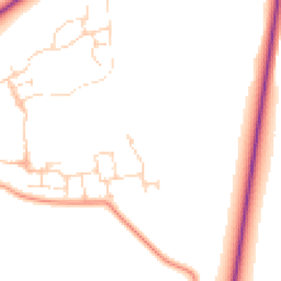Daytime road noise heatmap for NG34 8HQ