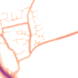 Daytime road noise heatmap for NG34 8JB