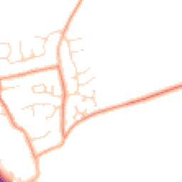 Daytime road noise heatmap for NG34 8JE