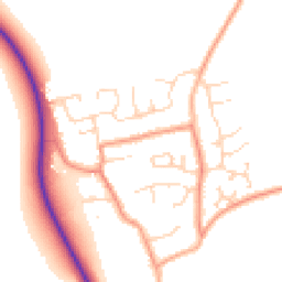 Daytime road noise heatmap for NG34 8LD