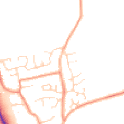 Daytime road noise heatmap for NG34 8LF