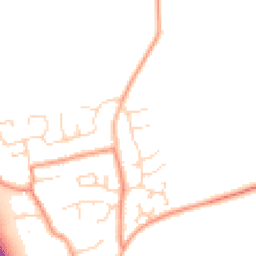 Daytime road noise heatmap for NG34 8LQ