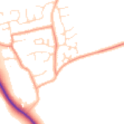 Daytime road noise heatmap for NG34 8LY