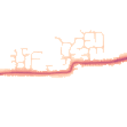 Daytime road noise heatmap for NG34 8NT