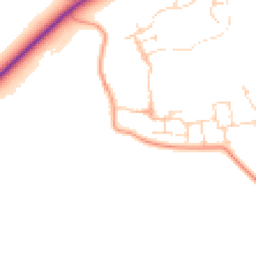Daytime road noise heatmap for NG34 8PN