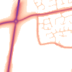 Daytime road noise heatmap for NG34 8RT