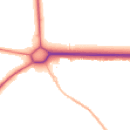 Night-time road noise heatmap for NG34 8SQ