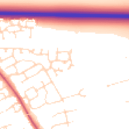 Daytime road noise heatmap for NG34 8TY