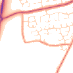 Daytime road noise heatmap for NG34 8UL
