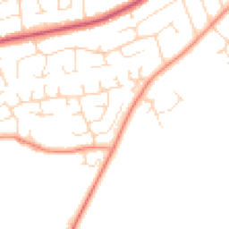 Daytime road noise heatmap for NG34 8UR