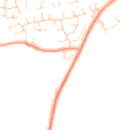 Daytime road noise heatmap for NG34 8US