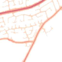 Daytime road noise heatmap for NG34 8WF