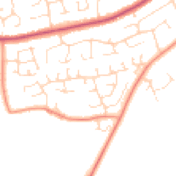Daytime road noise heatmap for NG34 8WP