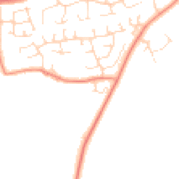 Daytime road noise heatmap for NG34 8WR