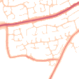 Daytime road noise heatmap for NG34 8WS