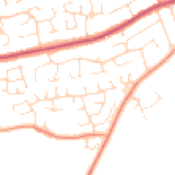 Daytime road noise heatmap for NG34 8WU