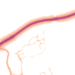 Daytime road noise heatmap for NG34 8XW