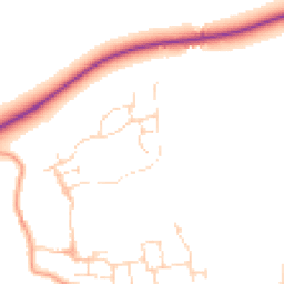 Daytime road noise heatmap for NG34 8YE