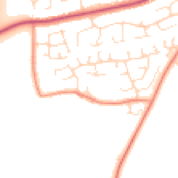 Daytime road noise heatmap for NG34 8YG