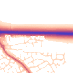 Daytime road noise heatmap for NG34 8YL