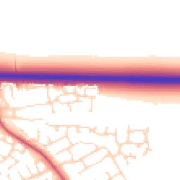 Daytime road noise heatmap for NG34 8YN