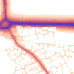 Daytime road noise heatmap for NG34 8YR
