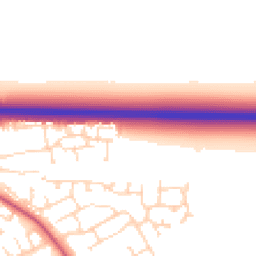 Daytime road noise heatmap for NG34 8ZF