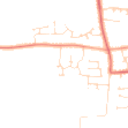 Daytime road noise heatmap for NG34 9AU