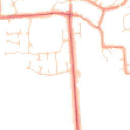 Daytime road noise heatmap for NG34 9BW