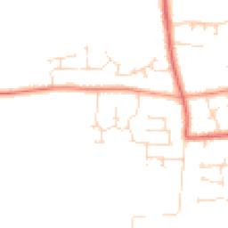 Daytime road noise heatmap for NG34 9EQ