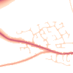 Daytime road noise heatmap for NG34 9FT