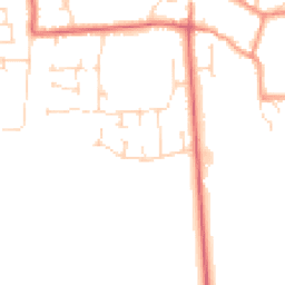 Daytime road noise heatmap for NG34 9FU
