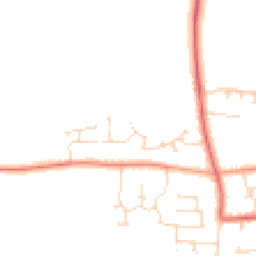 Daytime road noise heatmap for NG34 9GQ