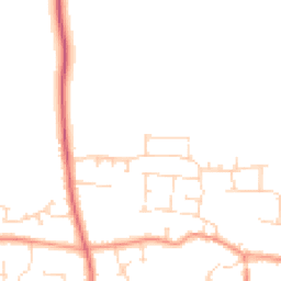 Daytime road noise heatmap for NG34 9HN