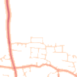 Daytime road noise heatmap for NG34 9HW