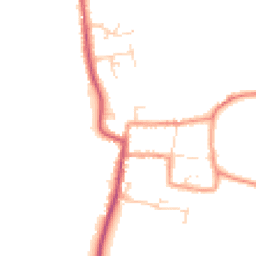 Daytime road noise heatmap for NG34 9JY
