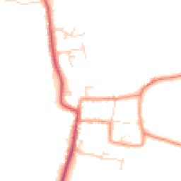 Daytime road noise heatmap for NG34 9LD