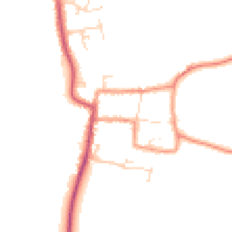 Daytime road noise heatmap for NG34 9LF