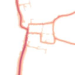 Daytime road noise heatmap for NG34 9LL