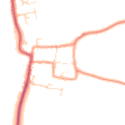 Daytime road noise heatmap for NG34 9LW