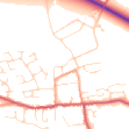 Daytime road noise heatmap for NG34 9RL