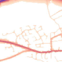 Daytime road noise heatmap for NG34 9SB