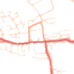 Daytime road noise heatmap for NG34 9TD