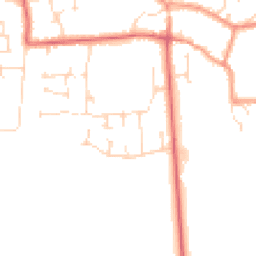 Daytime road noise heatmap for NG34 9TR