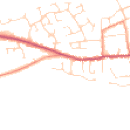 Daytime road noise heatmap for NG34 9TS