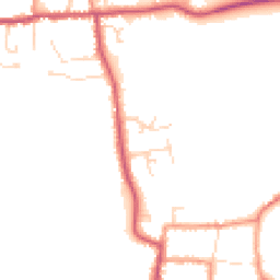 Daytime road noise heatmap for NG34 9UL