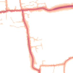 Daytime road noise heatmap for NG34 9UN