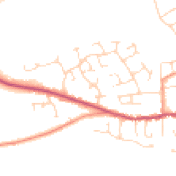 Daytime road noise heatmap for NG34 9UQ