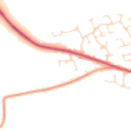 Daytime road noise heatmap for NG34 9UZ